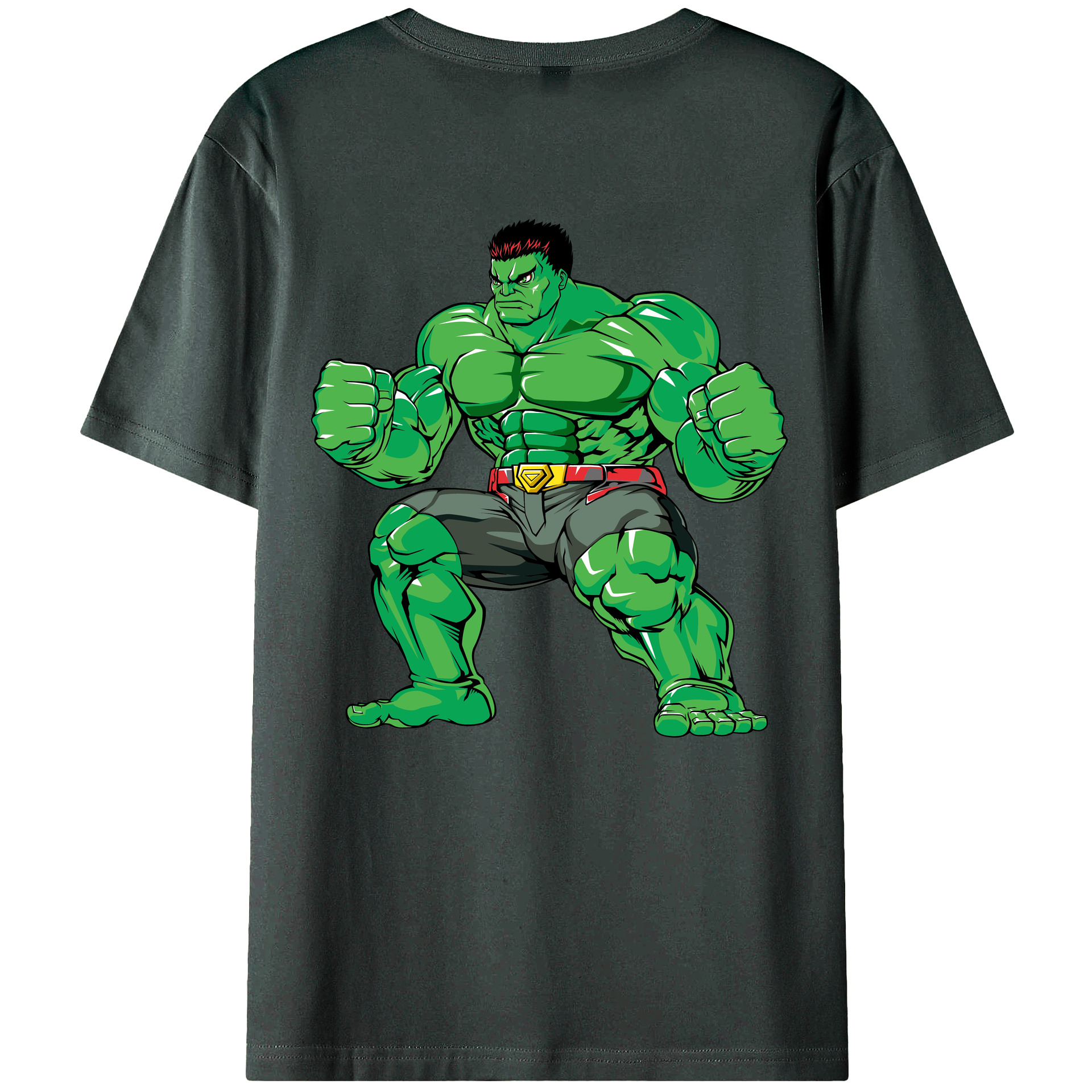 （画像用） アベンジャーズ The Avengers 綿100％ メンズ半袖Tシャツ（バックプリント） 通気性
